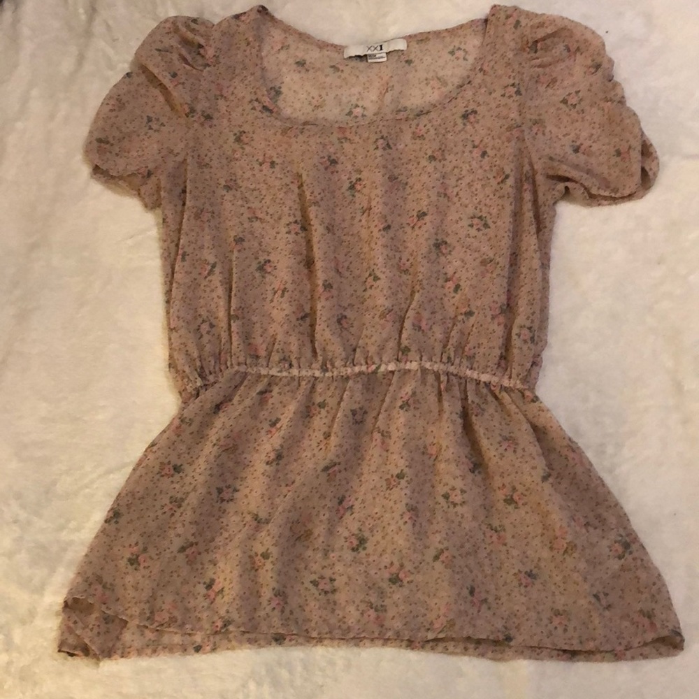 Forever 21 peplum top